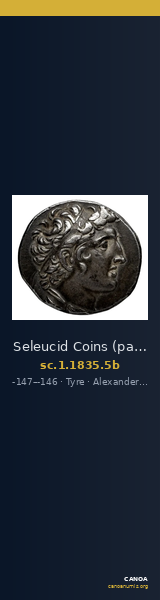 Seleucid Coins (part 2) 1835.5b — CANOA