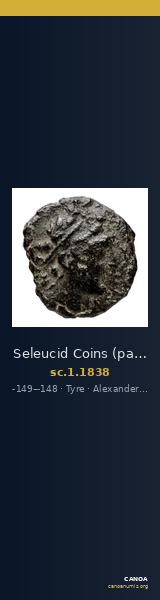 Seleucid Coins (part 2) 1838 — CANOA