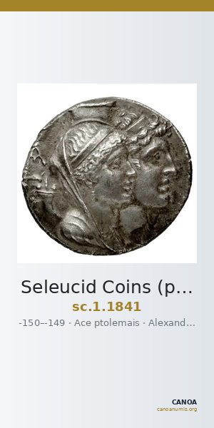 Seleucid Coins (part 2) 1841 — CANOA