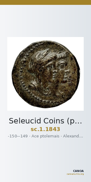 Seleucid Coins (part 2) 1843 — CANOA