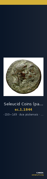 Seleucid Coins (part 2) 1844 — CANOA
