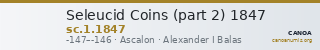 Seleucid Coins (part 2) 1847 — CANOA