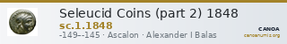 Seleucid Coins (part 2) 1848 — CANOA