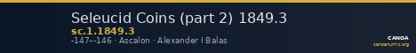 Seleucid Coins (part 2) 1849.3 — CANOA