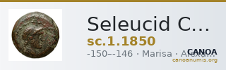 Seleucid Coins (part 2) 1850 — CANOA