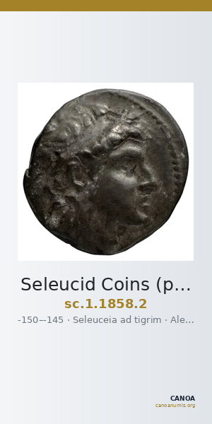 Seleucid Coins (part 2) 1858.2 — CANOA