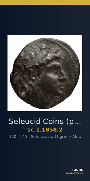 Seleucid Coins (part 2) 1858.2 — CANOA