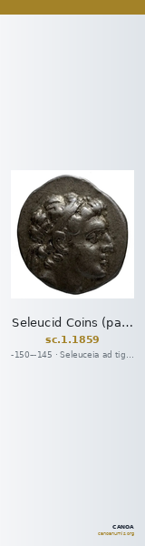 Seleucid Coins (part 2) 1859 — CANOA