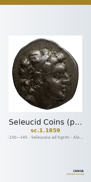 Seleucid Coins (part 2) 1859 — CANOA
