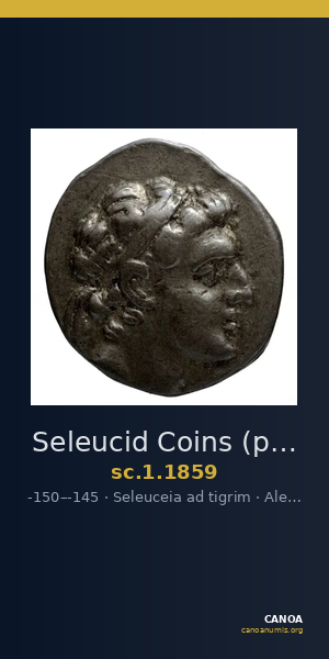 Seleucid Coins (part 2) 1859 — CANOA