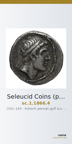 Seleucid Coins (part 2) 1866.4 — CANOA