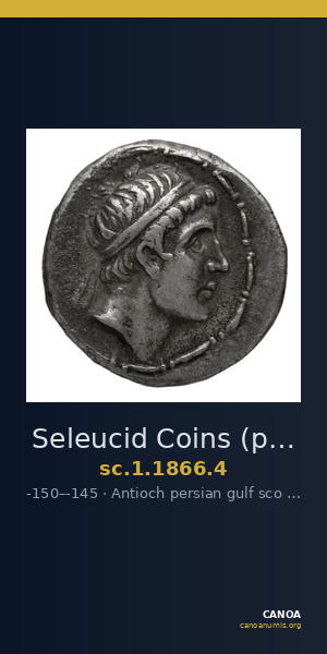 Seleucid Coins (part 2) 1866.4 — CANOA
