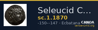 Seleucid Coins (part 2) 1870 — CANOA