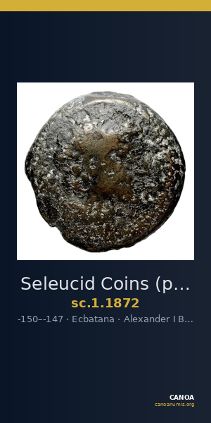 Seleucid Coins (part 2) 1872 — CANOA