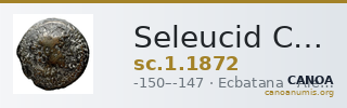 Seleucid Coins (part 2) 1872 — CANOA