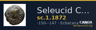 Seleucid Coins (part 2) 1872 — CANOA