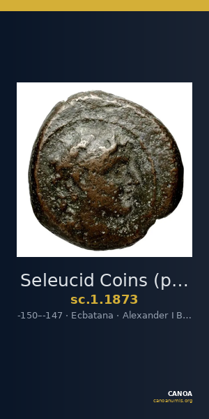 Seleucid Coins (part 2) 1873 — CANOA