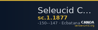Seleucid Coins (part 2) 1877 — CANOA