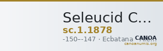 Seleucid Coins (part 2) 1878 — CANOA