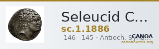 Seleucid Coins (part 2) 1886 — CANOA