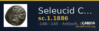 Seleucid Coins (part 2) 1886 — CANOA
