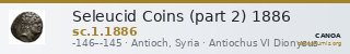Seleucid Coins (part 2) 1886 — CANOA