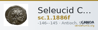Seleucid Coins (part 2) 1886f — CANOA