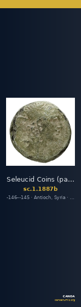 Seleucid Coins (part 2) 1887b — CANOA
