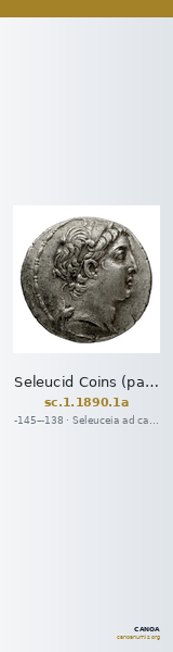 Seleucid Coins (part 2) 1890.1a — CANOA