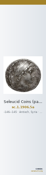 Seleucid Coins (part 2) 1906.5a — CANOA