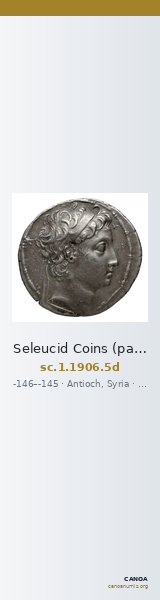 Seleucid Coins (part 2) 1906.5d — CANOA