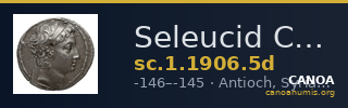 Seleucid Coins (part 2) 1906.5d — CANOA