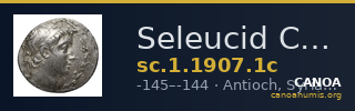 Seleucid Coins (part 2) 1907.1c — CANOA