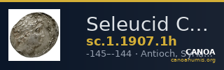 Seleucid Coins (part 2) 1907.1h — CANOA