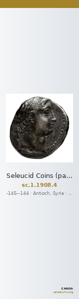Seleucid Coins (part 2) 1908.4 — CANOA
