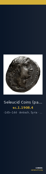 Seleucid Coins (part 2) 1908.4 — CANOA