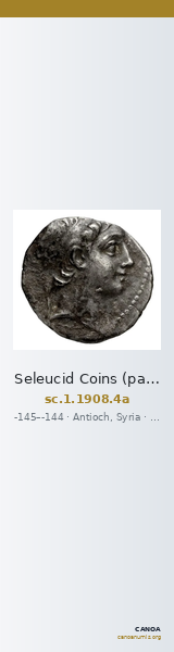 Seleucid Coins (part 2) 1908.4a — CANOA