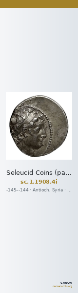 Seleucid Coins (part 2) 1908.4i — CANOA