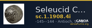Seleucid Coins (part 2) 1908.4i — CANOA