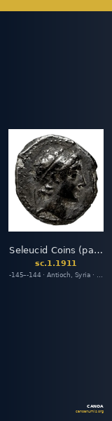 Seleucid Coins (part 2) 1911 — CANOA