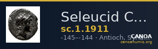 Seleucid Coins (part 2) 1911 — CANOA