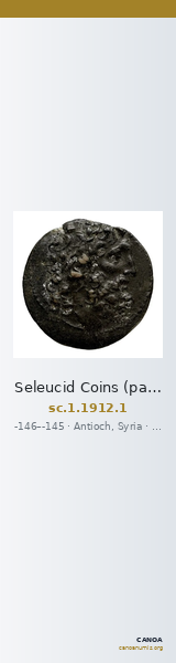 Seleucid Coins (part 2) 1912.1 — CANOA