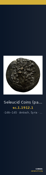 Seleucid Coins (part 2) 1912.1 — CANOA