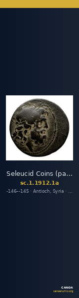 Seleucid Coins (part 2) 1912.1a — CANOA