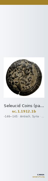 Seleucid Coins (part 2) 1912.1b — CANOA