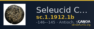 Seleucid Coins (part 2) 1912.1b — CANOA