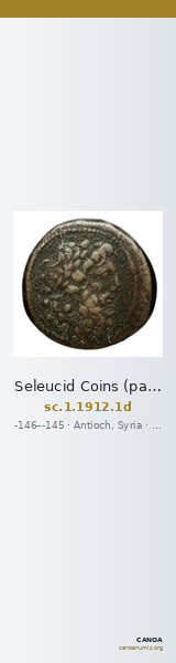 Seleucid Coins (part 2) 1912.1d — CANOA