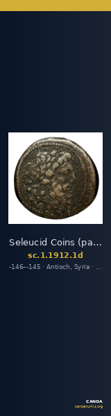 Seleucid Coins (part 2) 1912.1d — CANOA