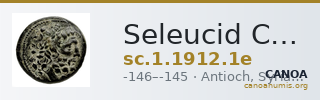 Seleucid Coins (part 2) 1912.1e — CANOA