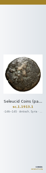 Seleucid Coins (part 2) 1913.1 — CANOA